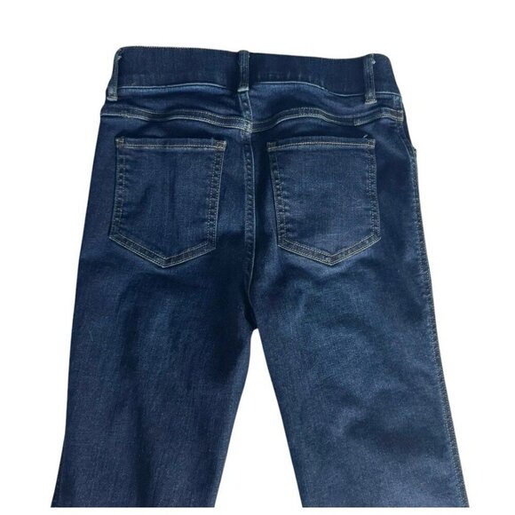 SPANX EveryWear Flare Women's Sz XS Dark Blue Midnight Pull On Jeans #20327Q - Picture 9 of 10